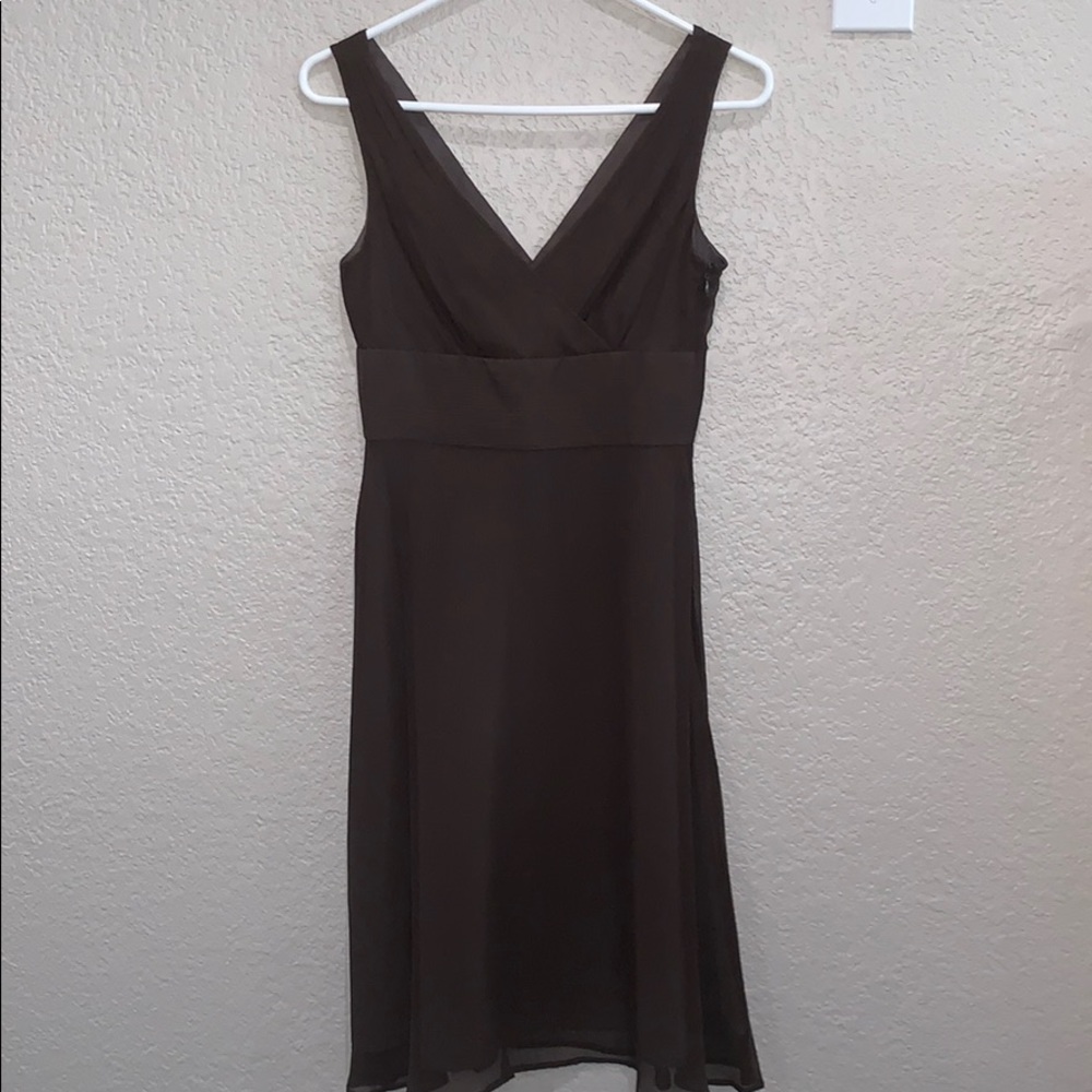 J. Crew brown dress 0P